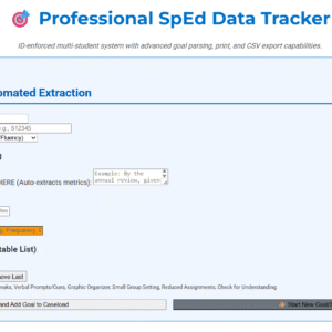 Ultimate IEP Goal Tracker Pro