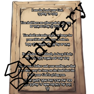 Classroom Ten Commandments (PDF)